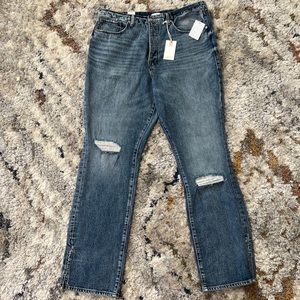 NWT Good America Good Boy Jeans Size 15 Blue177